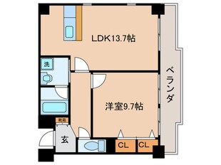 ガ－デンシティ柳が崎の物件間取画像